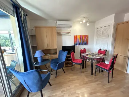 Studio cabine climatisé avec loggia et parking privé : photo 5