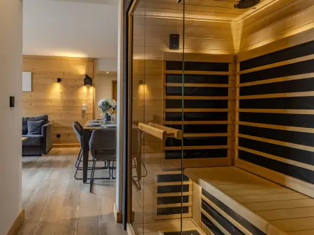 Appart 65m² sauna privatif, parking - Belle Plagne : photo 7