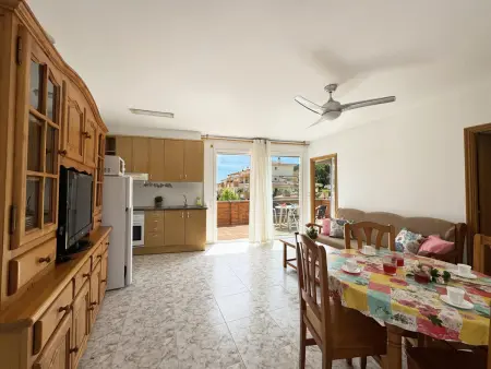 Appartement piscine et terrasse barbecue, 5 min plage : photo 14