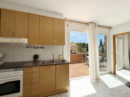 Appartement piscine et terrasse barbecue, 5 min plage : photo 18