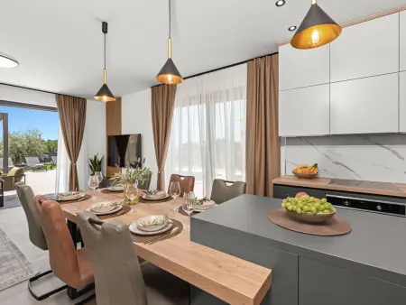 Villa Angelus, maison moderne avec piscine privée à Novigrad : photo 5