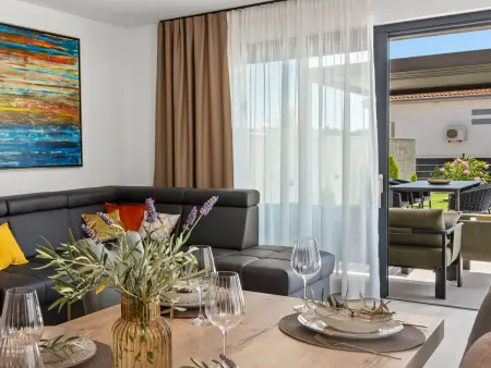 Villa Angelus, maison moderne avec piscine privée à Novigrad : photo 14