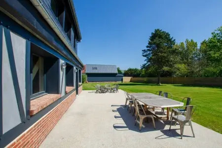 Maison briques colombages 6 pers., jardin clos, 50m de la mer : photo 24