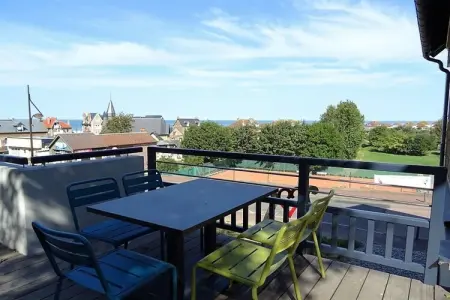 Maison L'Horizon à Hautot-sur-Mer, vue mer et falaises : photo 4