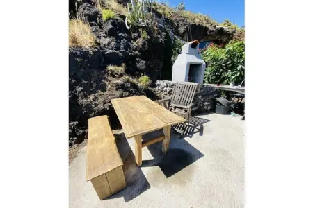 Maison troglodyte isolée avec vue baie à Puntallana : photo 6