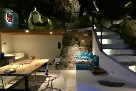 Maison troglodyte isolée avec vue baie à Puntallana : photo 9