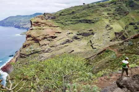 Maison troglodyte isolée avec vue baie à Puntallana : photo 21