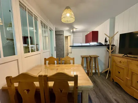 Appartement 4 pers. avec balcon, accès direct aux pistes : photo 7