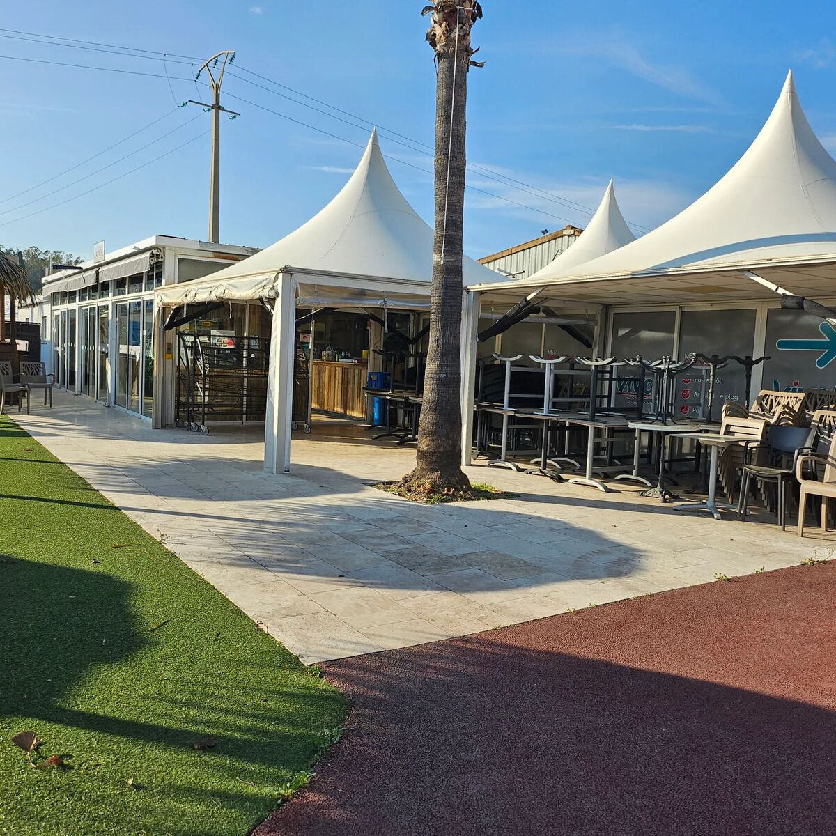 Bungalow 6 pers. à Fréjus : piscine et piste de pétanque - Photo 12