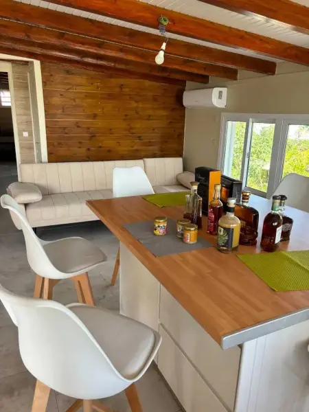 Appartement moderne vue mer, jardin clôturé, Saint-François : photo 6