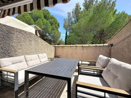 T2 Duplex climatisé, terrasse, parking - 4 pers. : photo 7