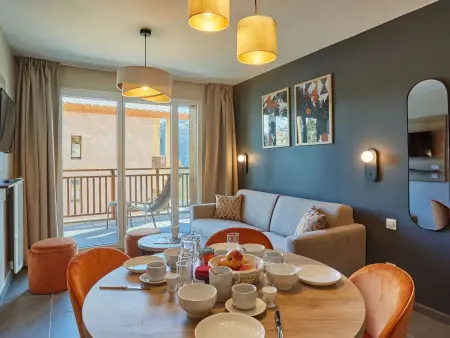 Location appartement à Auron, Odalys Collection Mont dAuron vue mont.