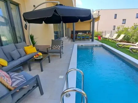 Villa Val à Medulin : 4 chambres, piscine privée et vue mer : photo 11