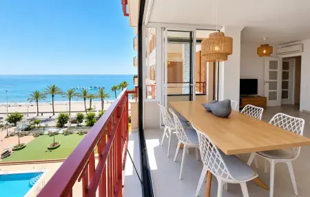 Appartement 2 chambres face à la mer à Benicasim, piscine partagée : photo 11