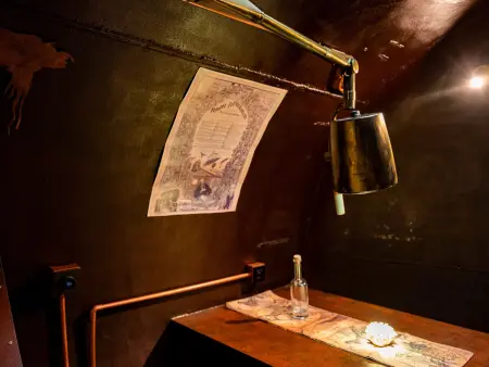 Le Nautilus, gîte steampunk semi-enterré à Raon-aux-Bois : photo 21