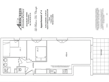 Appartement 6 pers. avec jardinet à Arêches-Beaufort : photo 10