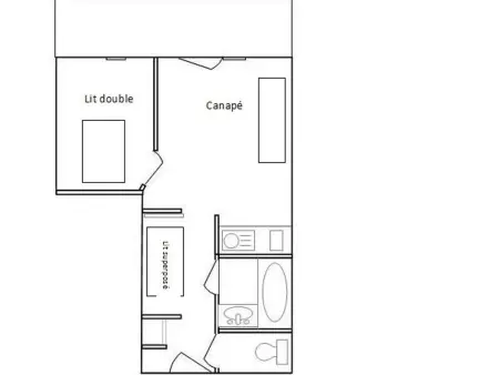 Appartement 2 pièces animaux acceptés à 350m des pistes : photo 10