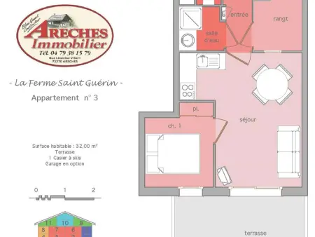 T2 32m² Arêches-Beaufort, ski à 200m, raclette : photo 9