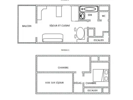 Duplex 6 pers. à 350m des pistes d'Arêches : photo 7