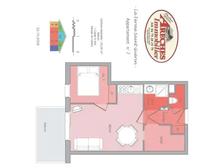 Appartement 4 pers. vue village, ski bus gratuit : photo 9