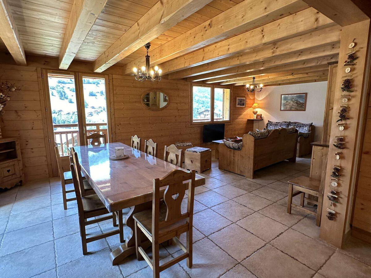 Chalet 10 pers. Arêches-Beaufort, garage et skis - Photo 2