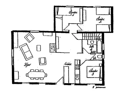 Chalet 8 pers. au Planay, 350m des pistes : photo 13
