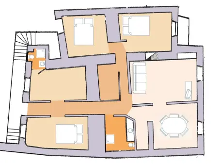Appartement 115m² 8 pers. à Beaufort, près ski bus : photo 4