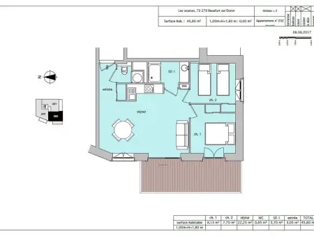 Appartement 6 pers. au cœur d'Arêches-Beaufort : photo 10