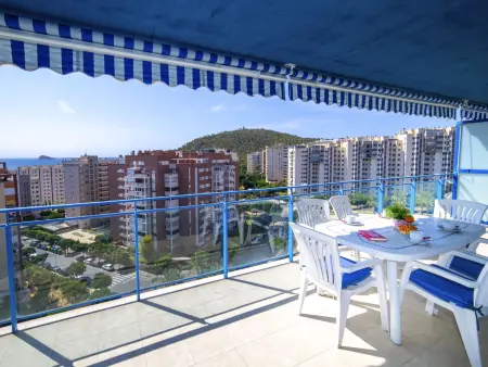 Cala del Vent - Apt 85m² vue mer, terrasse, 8e étage : photo 5