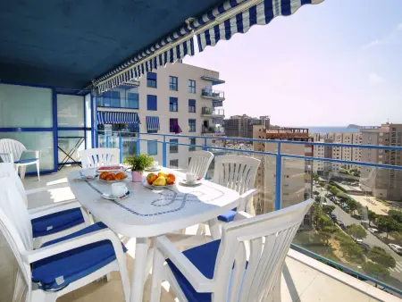 Cala del Vent - Apt 85m² vue mer, terrasse, 8e étage : photo 16