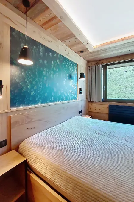 Appartement 6 personnes Tignes, vue lac et pistes : photo 2