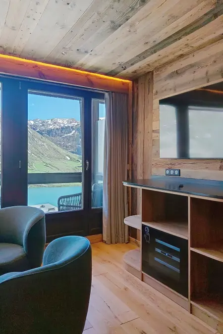 Appartement 6 personnes Tignes, vue lac et pistes : photo 3