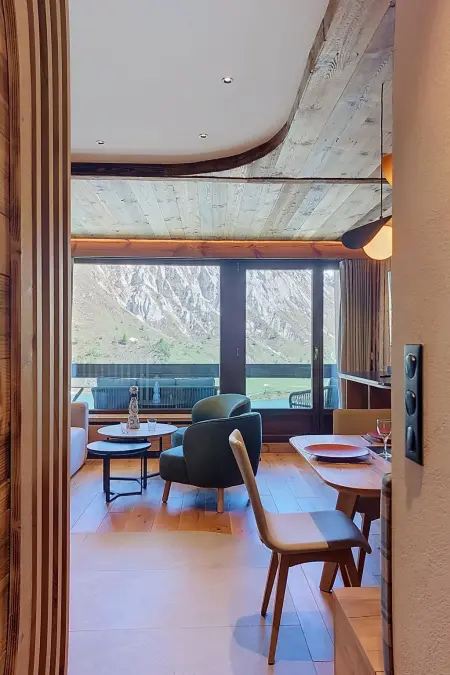 Appartement 6 personnes Tignes, vue lac et pistes : photo 8