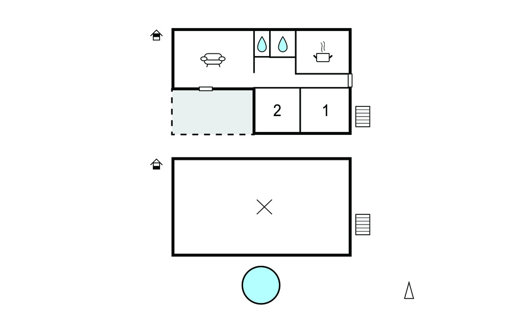 Maison 6 pers. avec piscine privée à Sernhac - Photo 14
