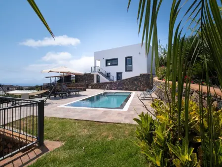 Location villa à Los Llanos, Villa moderne vue mer et montagne - 4 pers.