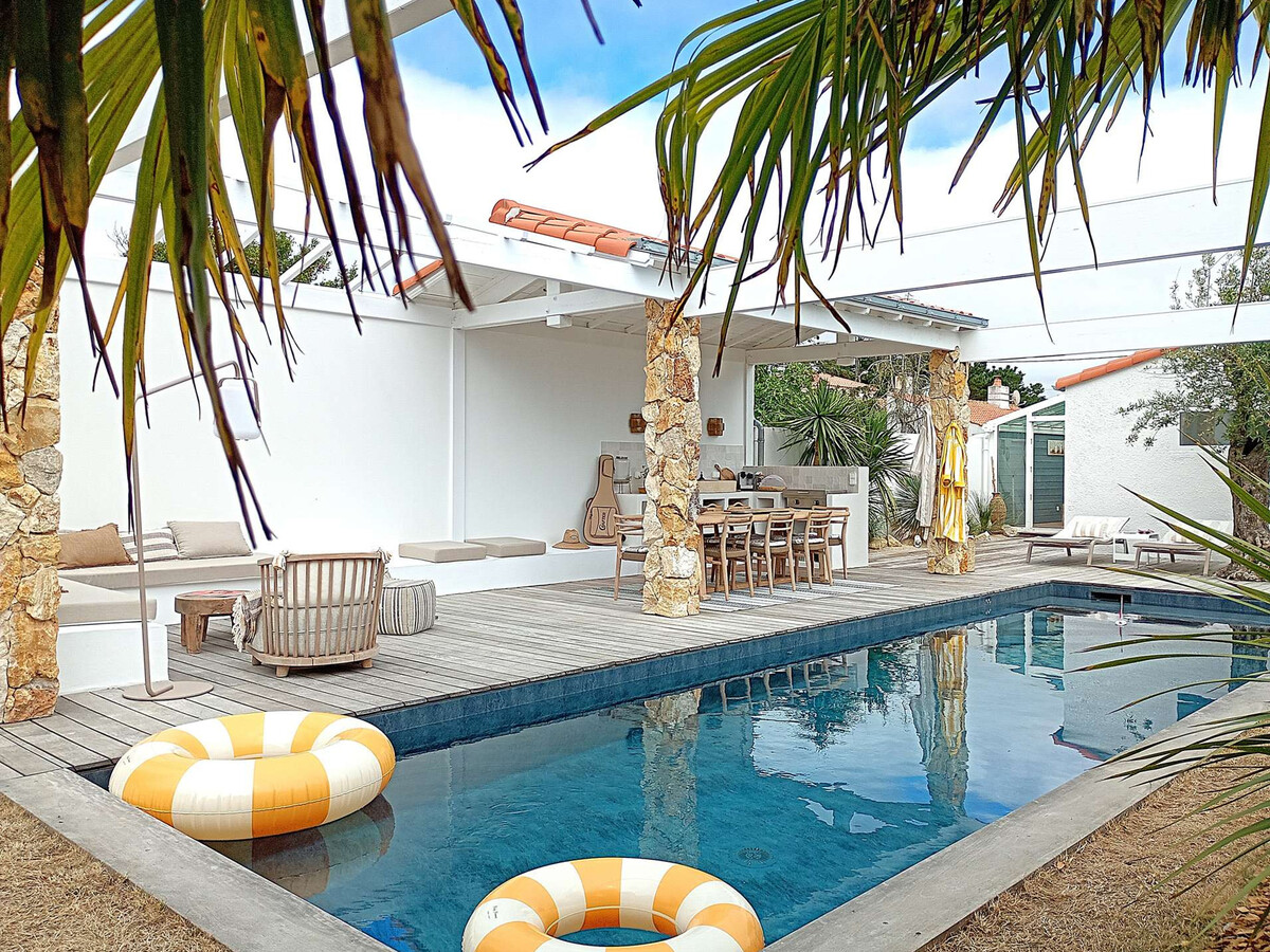 Maison 8 pers. piscine & jardin - 400 m plage - Photo 21