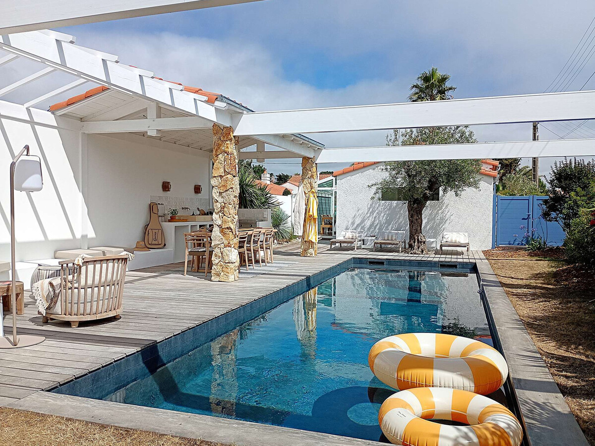 Maison 8 pers. piscine & jardin - 400 m plage - Photo 26