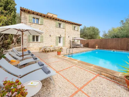 Location villa à Biniamar, Villa de 4 chambres avec piscine privée à Biniamar
