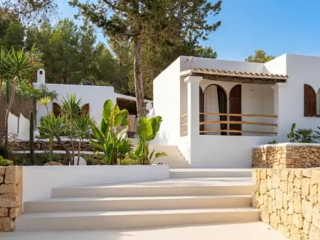 Location villa à Cala Tarida, Séjour de rêve à Ibiza: Authentique villa ibicenca
