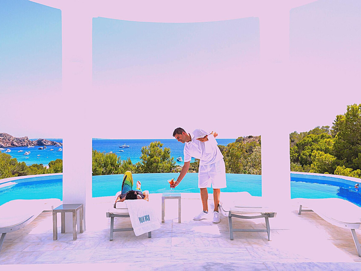 Villa Can Rica Beach : 5 ch, piscine chauffée et discothèque - Photo 9