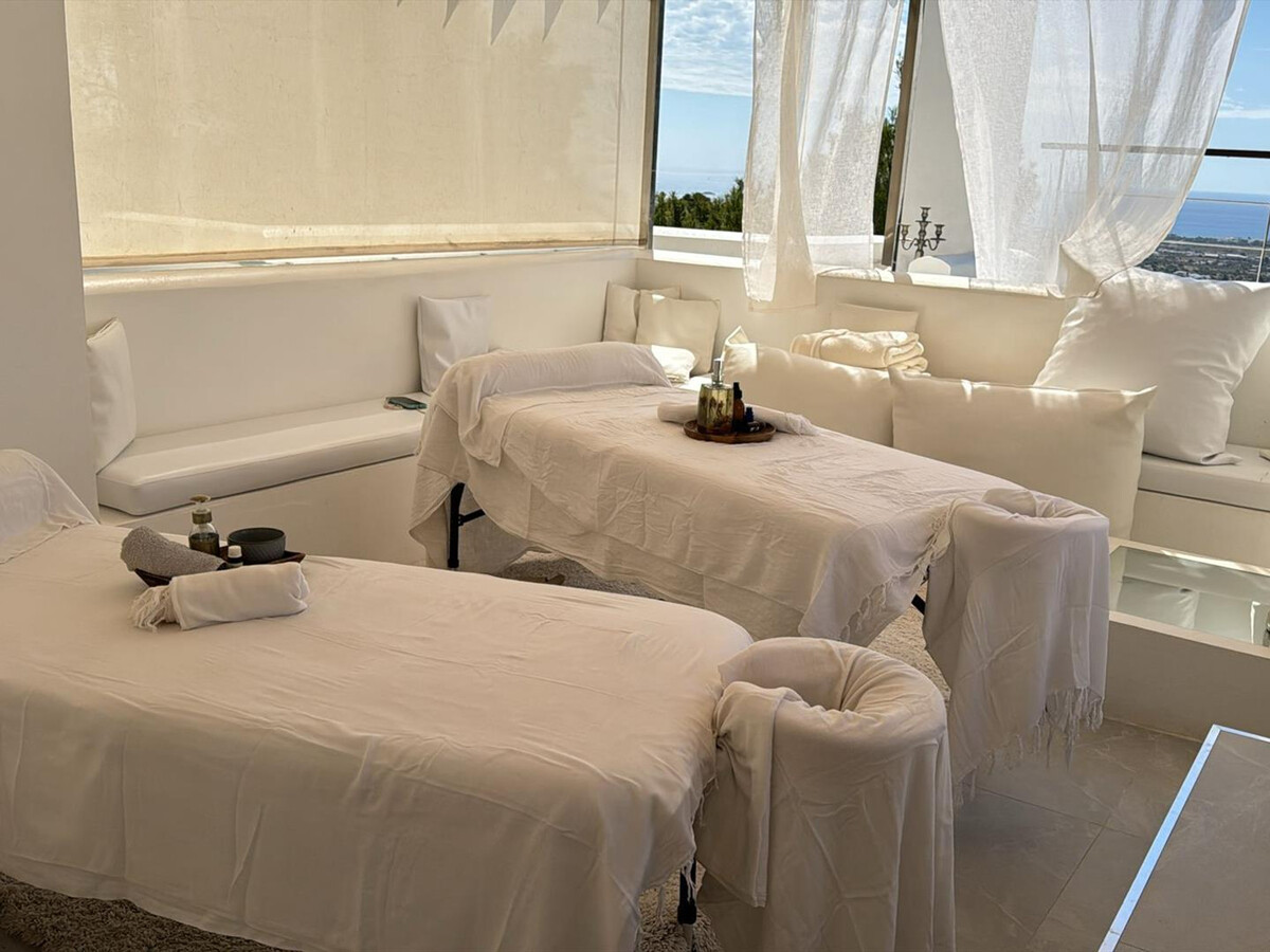Villa Can Rica Beach : 5 ch, piscine chauffée et discothèque - Photo 34