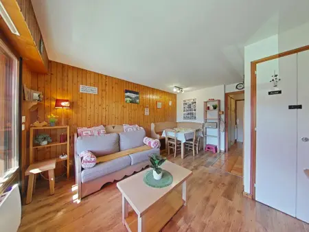 Studio 4 pers. Le Grand-Bornand, balcon vue Aravis : photo 1