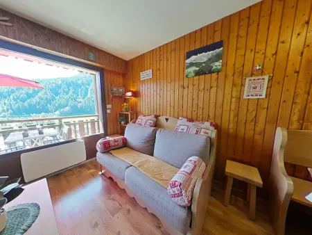 Studio 4 pers. Le Grand-Bornand, balcon vue Aravis : photo 3