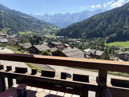 Studio 4 pers. Le Grand-Bornand, balcon vue Aravis : photo 9