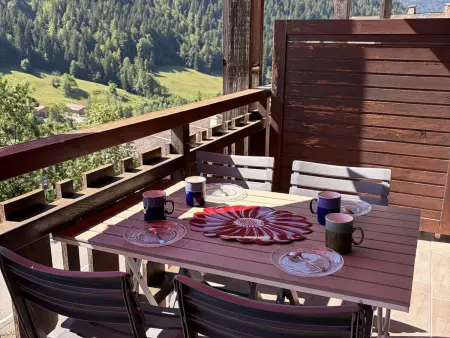 Studio 4 pers. Le Grand-Bornand, balcon vue Aravis : photo 10