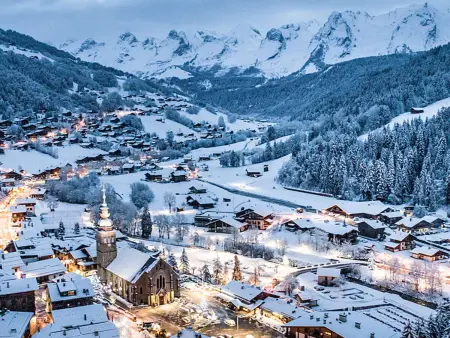 Studio 4 pers. Le Grand-Bornand, balcon vue Aravis : photo 12