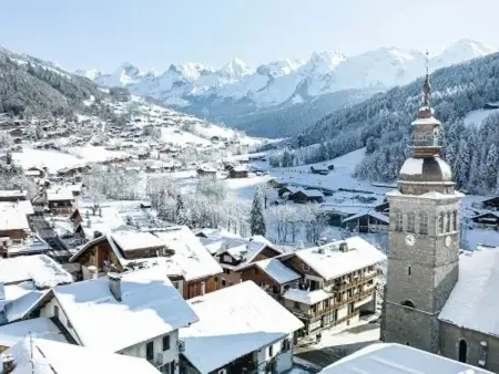 Studio 4 pers. Le Grand-Bornand, balcon vue Aravis : photo 13
