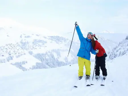Studio 4 pers. Le Grand-Bornand, balcon vue Aravis : photo 14