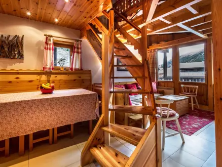 Duplex 8 pers., 4 chambres, accès direct aux pistes : photo 3