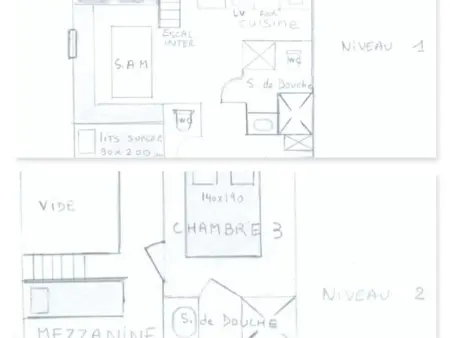 Duplex 8 pers., 4 chambres, accès direct aux pistes : photo 16